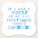 Buscar alicia en país de las maravillas posavasos Alice en wonderland