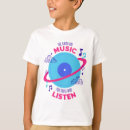 Buscar la música es vida camisetas Para niños