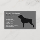 Buscar perro del rottweiler tarjetas de visita Para todos