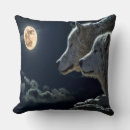 Buscar lobos salvajes cojines 4 º luna