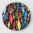 Buscar calamar relojes de pared Patrón