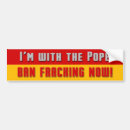 Buscar el fracking pegatinas parachoque Ambiente