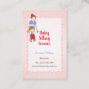 Buscar educación tarjetas de visita Niñera