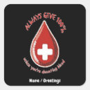 Buscar donar sangre pegatinas Médico