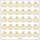 Buscar anillos boda pegatinas Elegante