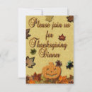 Buscar thanksgiving invitaciones Autumn