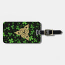 Buscar irish etiquetas para maletas Trebol