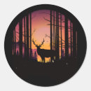 Buscar alce pegatinas Montañas