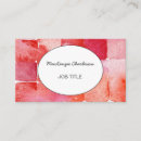 Buscar fondo abstracto rojo tarjetas de visita Acuarela