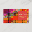 Buscar piso tarjetas de visita Mosaico