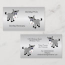 Buscar burro tarjetas de visita Animales