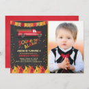 Buscar del bombero invitaciones Llamas