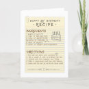 Buscar ingredientes tarjetas General y unisex