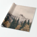 Buscar montañas papel de regalo Bosque