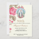 Buscar virgen maría invitaciones Floral