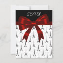 Buscar torre eiffel tarjetas rsvp Elegante
