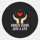 Buscar donar sangre pegatinas Salvar vidas
