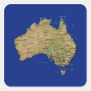 Buscar mapa de australia pegatinas Australiano
