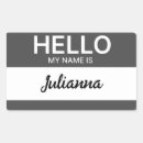Buscar name rectangulares pegatinas Hola mi nombre es