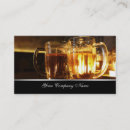 Buscar cerveza tarjetas de visita Profesional