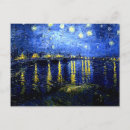 Buscar noche estrellada postales Pintura famosa
