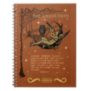 Buscar búho del vintage libretas 4 º luna