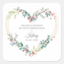 Buscar bridesmaid pegatinas Floral