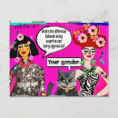 Buscar humor feminista tarjetas Vintage