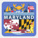 Buscar maryland pegatinas 6 º estadía