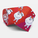Buscar navidad perro corbatas Rojo
