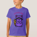 Buscar mapache del dibujo animado camisetas Lindo