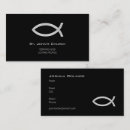 Buscar pescados cristianos tarjetas de visita Sacerdote