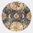 Buscar mapa del vintage pegatinas Celestial
