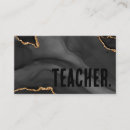 Buscar profesor ciencias de tarjetas de visita Minimalista