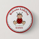 Buscar ladybug chapas Rojo