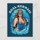 Buscar sirena vintage postales General y unisex