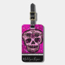 Buscar calavera etiquetas para maletas Purpurina