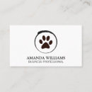 Buscar acceso tarjetas de visita Perro