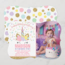 Buscar rainbow unicorn invitaciones Mágico
