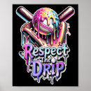 Buscar diamante de béisbol posters Práctica de fildeo