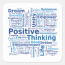 Buscar pensamiento positivo pegatinas Éxito