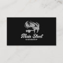 Buscar barbershop tarjetas de visita Gris
