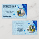 Buscar corriente tarjetas de visita Limpieza residencial comercial