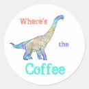 Buscar dinosaurio divertido pegatinas General y unisex