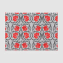 Buscar rojo claro papel de seda Vintage