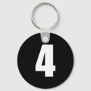 Buscar número 4 llaveros Blanco