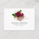 Buscar vintage floral tarjetas de visita General y unisex