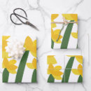 Buscar narcisos papel de regalo Botánico