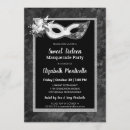 Buscar masquerade invitaciones Elegante