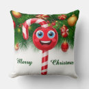 Buscar cara alegre cojines Navidad